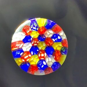 Vintage glass paperweight